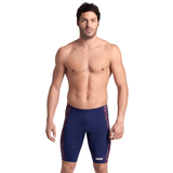 Arena Abstract Tiles Navy Jammer