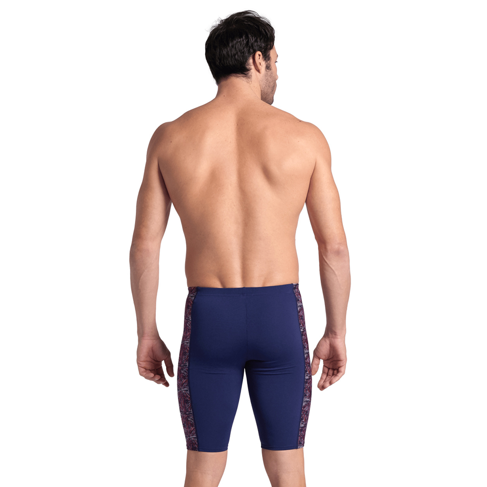 Arena Abstract Tiles Navy Jammer