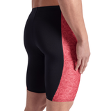 Arena Abstract Tiles Black/Red Jammer