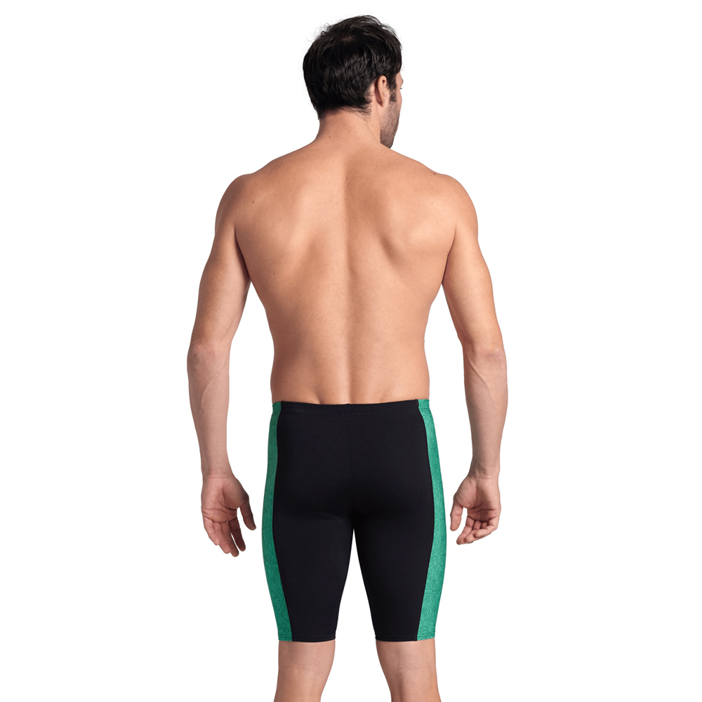Arena Abstract Tiles Black/Green Jammer