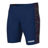Arena Abstract Tiles Navy Jammer
