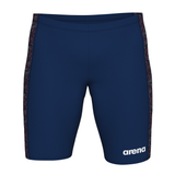 Arena Abstract Tiles Navy Jammer