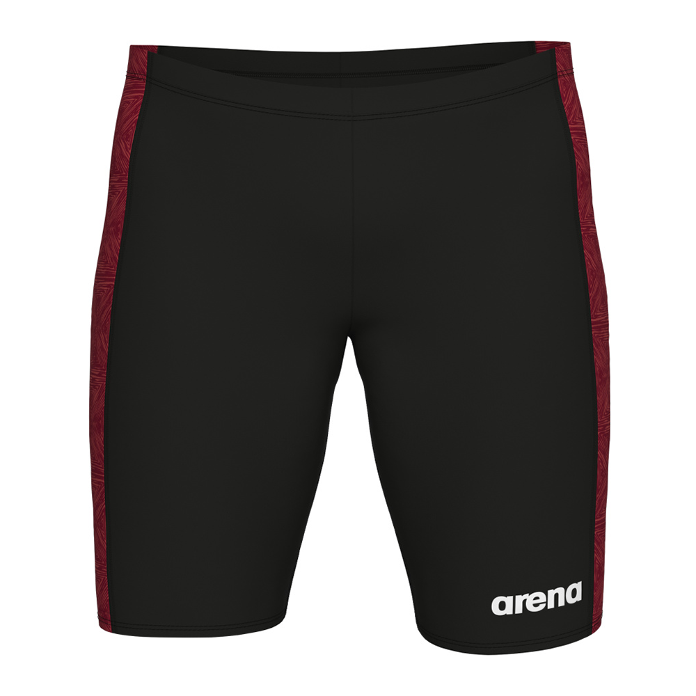 Arena Abstract Tiles Black/Red Jammer