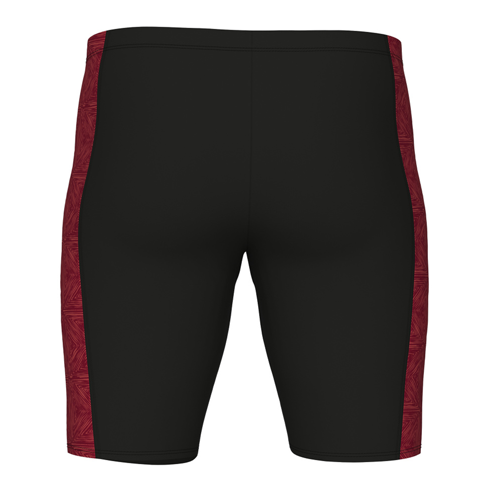 Arena Abstract Tiles Black/Red Jammer