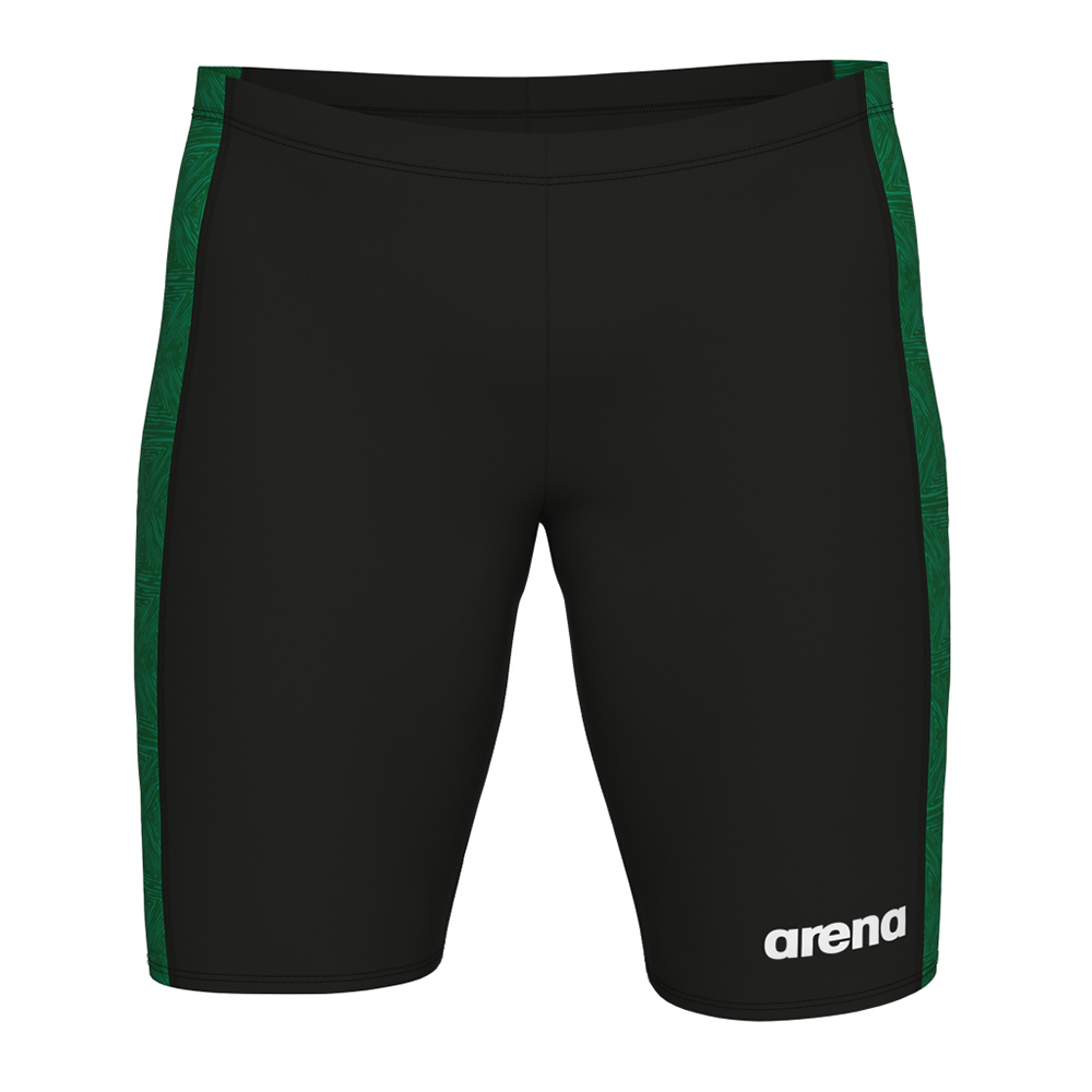 Arena Abstract Tiles Black/Green Jammer