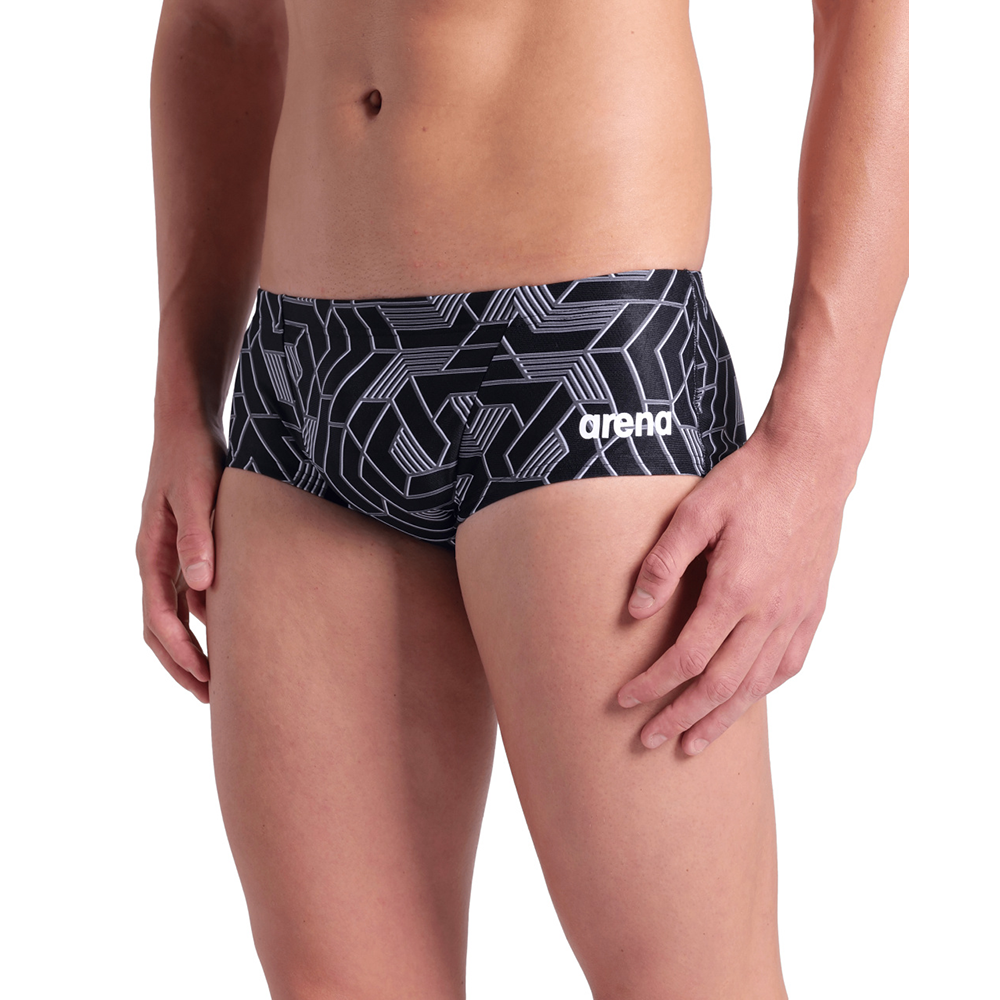 Arena Escape Black Low Waist Shorts