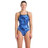Arena Crackle Lightdrop Blue Swimsuit