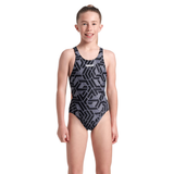 Arena Escape Girl's Black Swimsuit