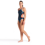 Arena Fireflow Double Cross Swimsuit - Black