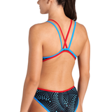 Arena Fireflow Double Cross Swimsuit - Black