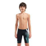 Boy's Arena Seawater Black/Blue Jammer