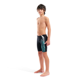 Boy's Arena Seawater Black/Blue Jammer
