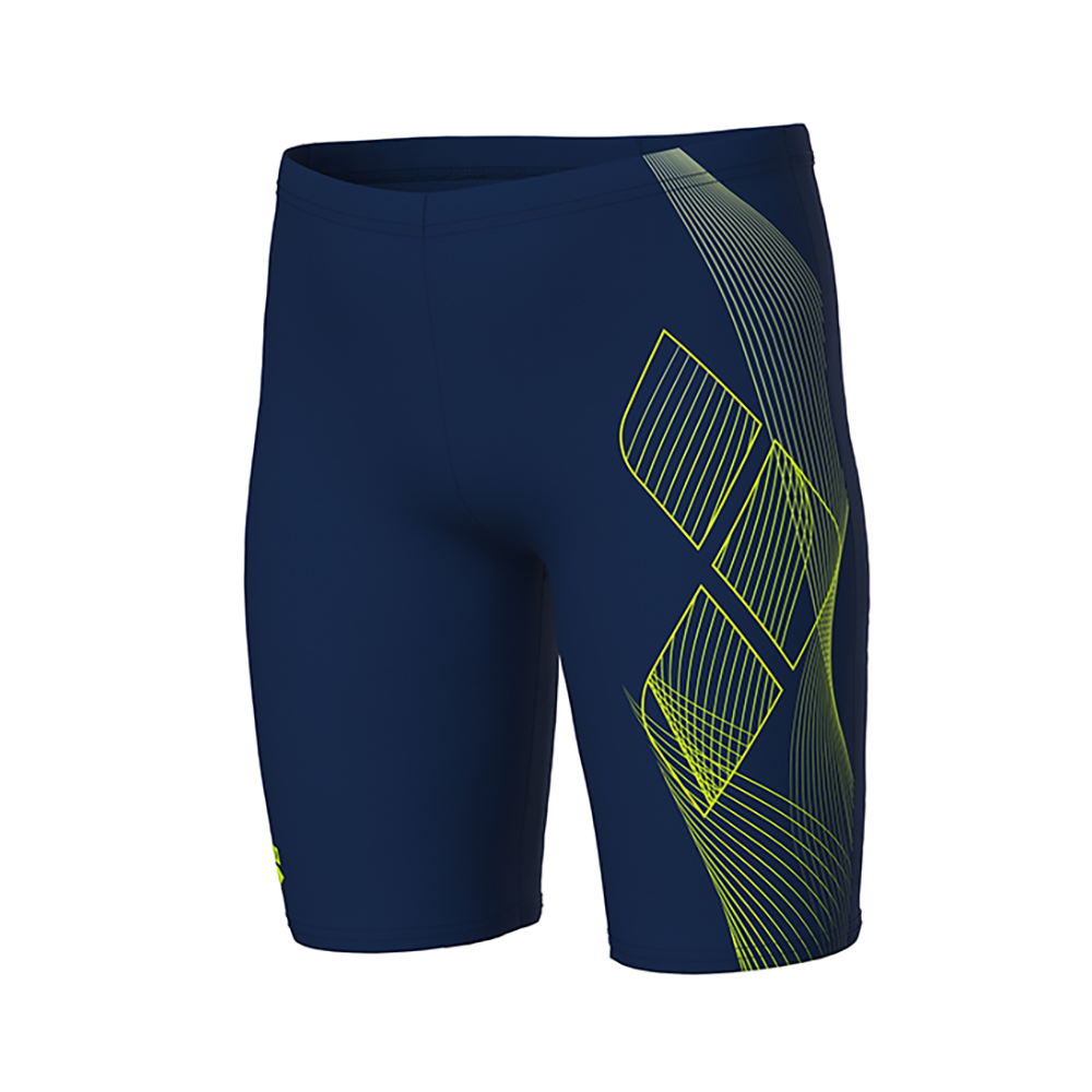 Boy's Arena Seawater Blue/Lime Jammer
