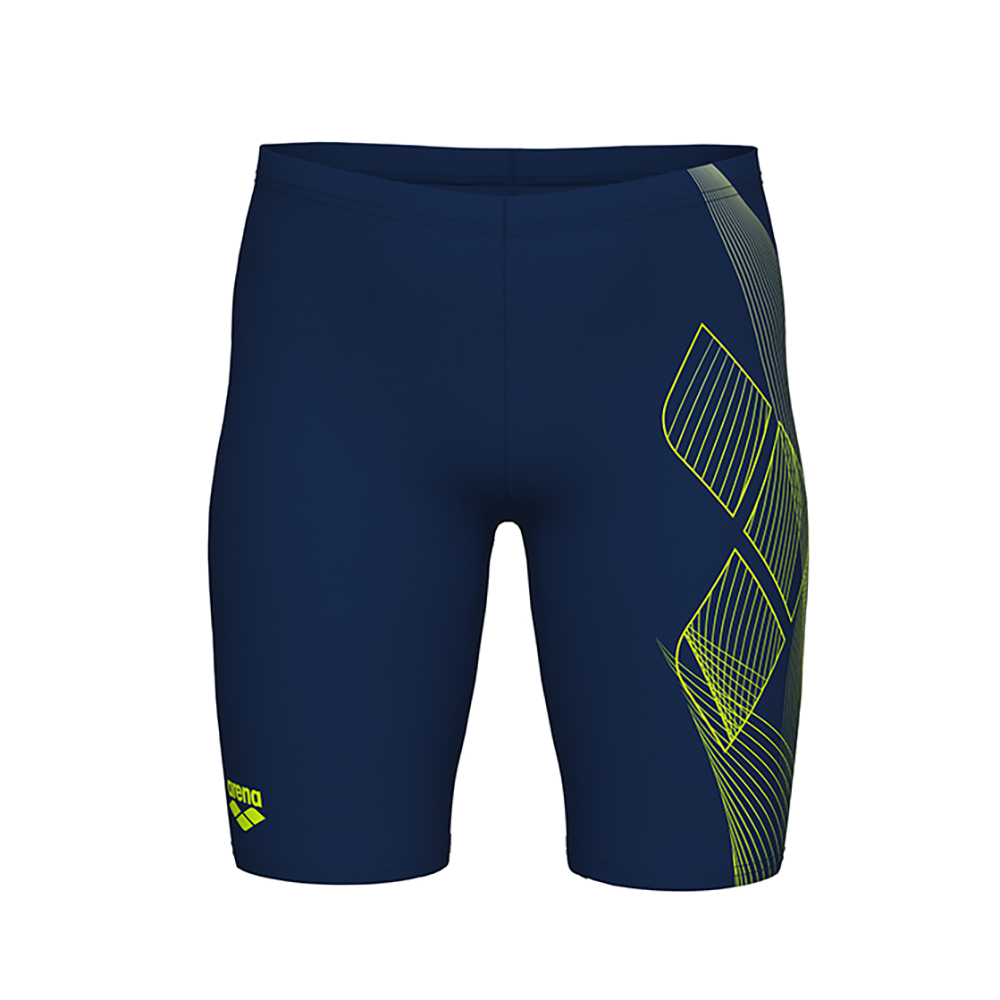 Boy's Arena Seawater Blue/Lime Jammer