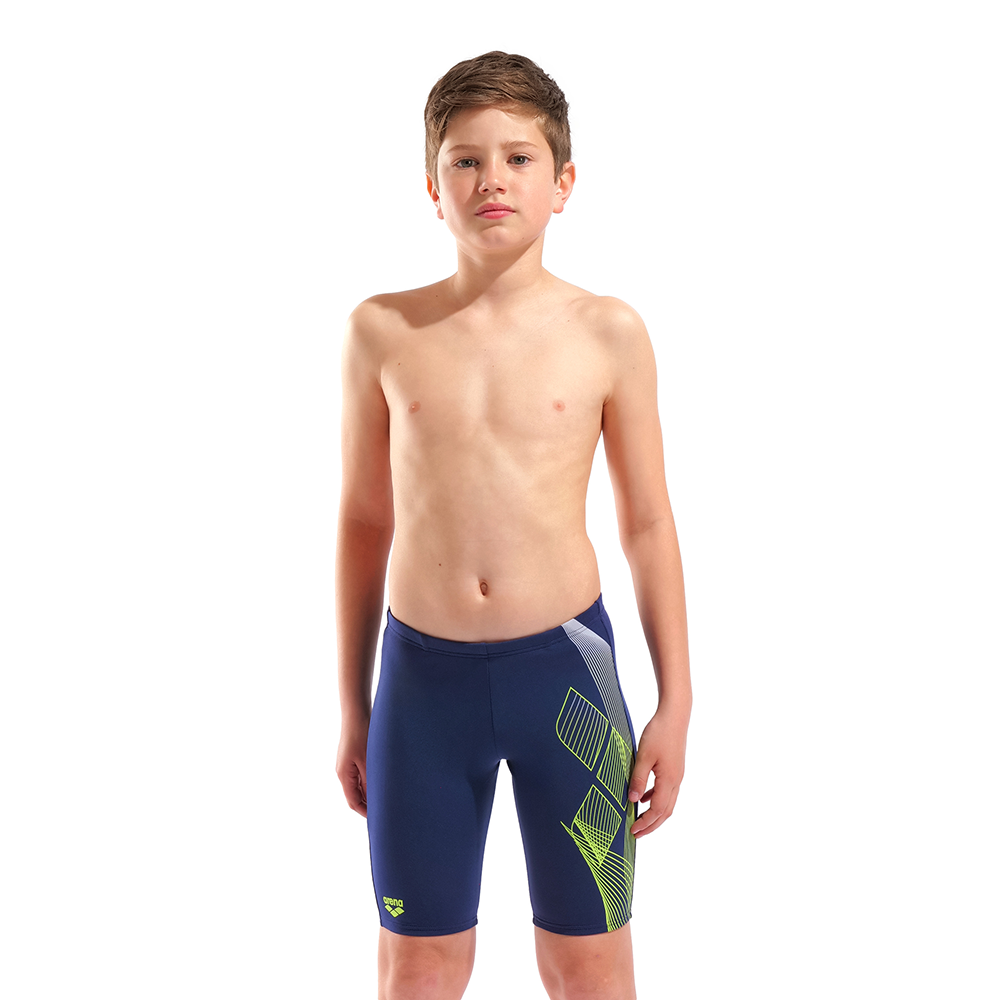 Boy's Arena Seawater Blue/Lime Jammer