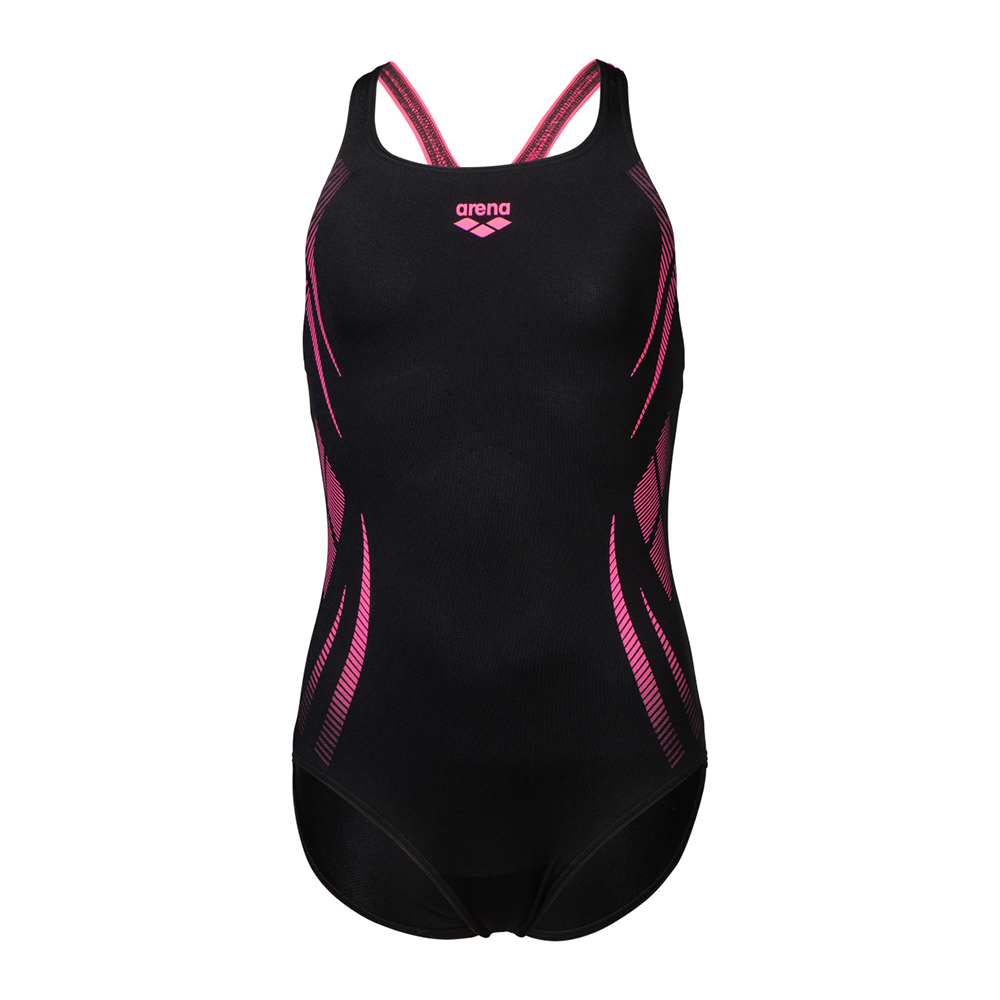 Arena Poseidonia Girl's Black Swimsuit