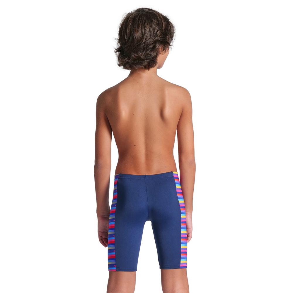 Boy's Arena Racing Stripe Blue Jammer