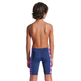 Boy's Arena Racing Stripe Blue Jammer