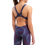 Arena Girls Legged Swimsuit - Navy