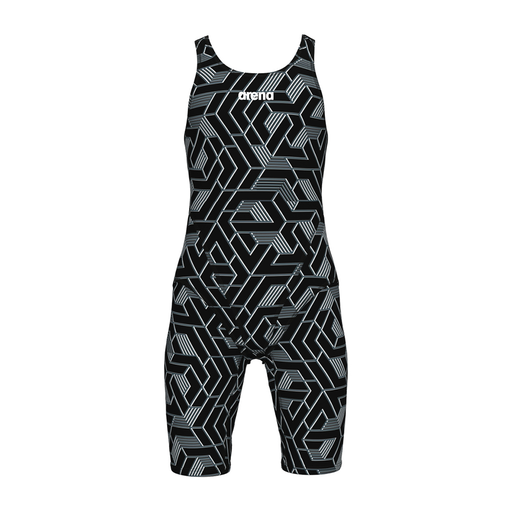 Arena Printed Girls Legged Swimsuit