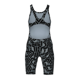 Arena Printed Girls Legged Swimsuit