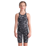Arena Printed Girls Legged Swimsuit