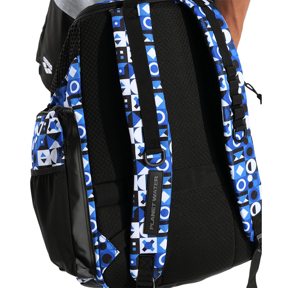 Arena All Set Backpack 45 - Pieces close up showing straps at the back