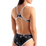 Arena One Lacquer Black/White Swimsuit