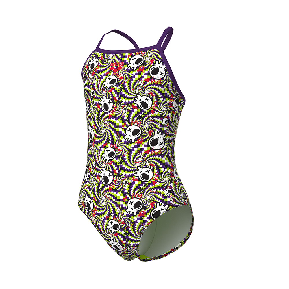 Arena Girls Swimsuit - Fun Skulls