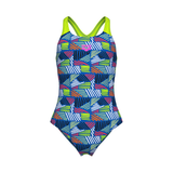 Arena Girls Swimsuit - Blue Candies