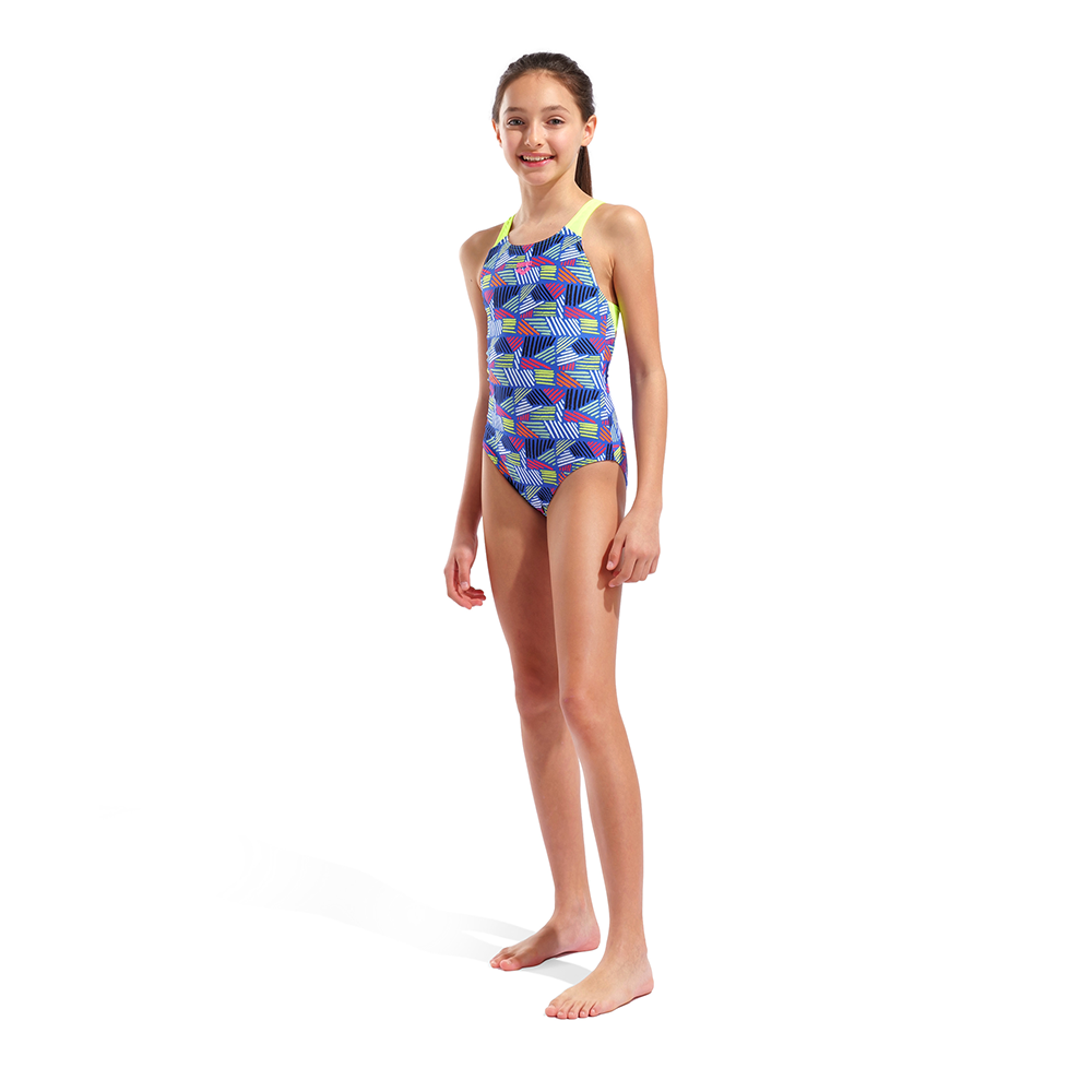 Arena Girls Swimsuit - Blue Candies