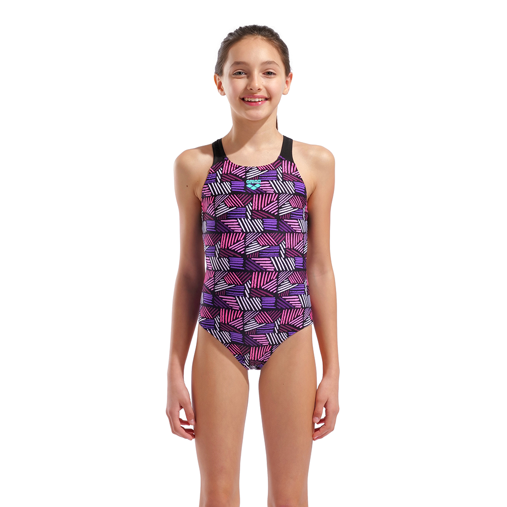 Arena Girls Swimsuit - Pink Candies