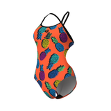 Arena Pineapples Tie Back Swimsuit