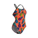 Arena Pineapples Tie Back Swimsuit