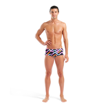 Arena Texture Low Waist Short whole body view front