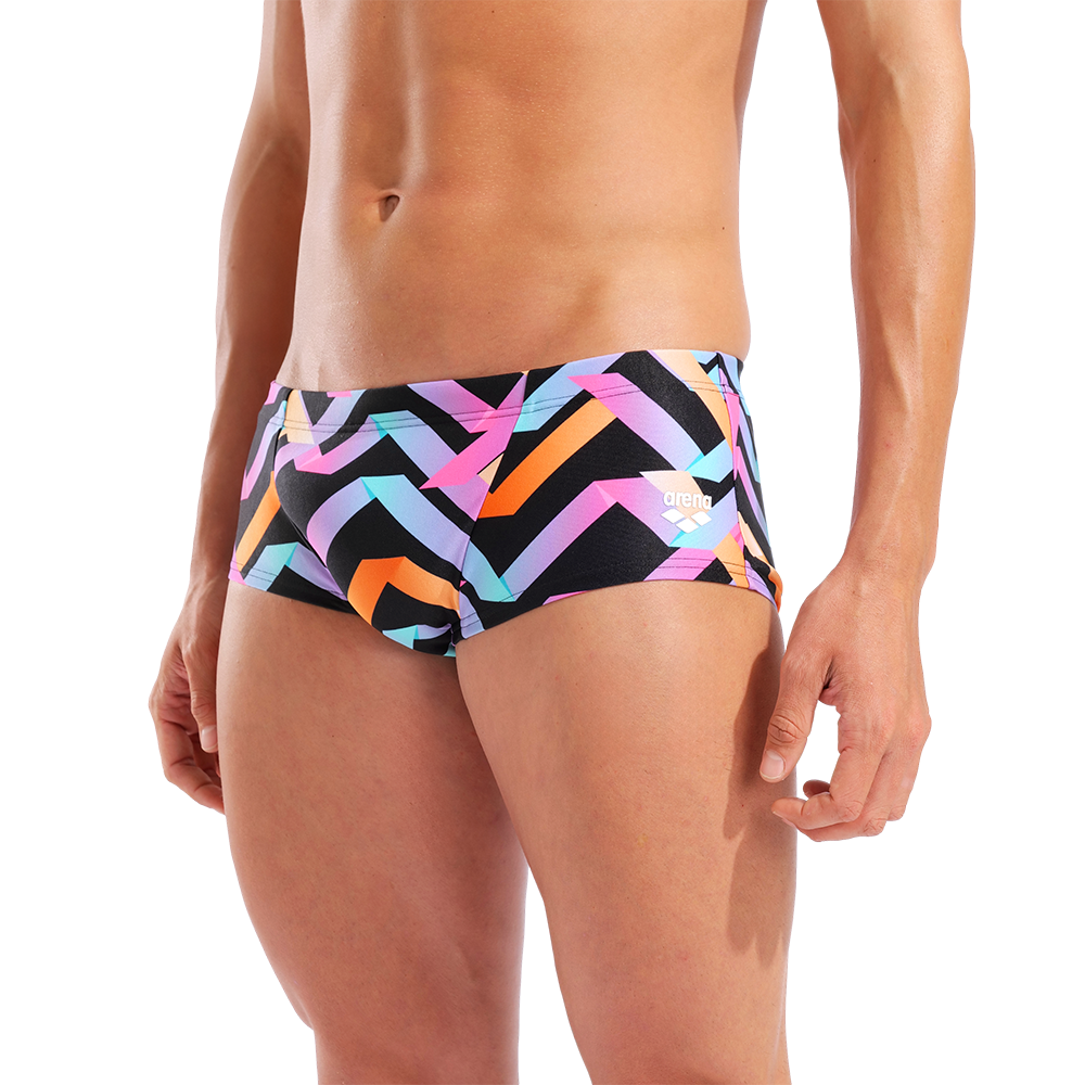 Arena Texture Low Waist Short close up front showing pattern
