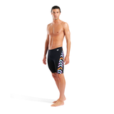 Arena Texture Black Jammer whole body side view showing patterned side panel