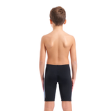 Arena Boy's Design Black Jammer back view showing plain black