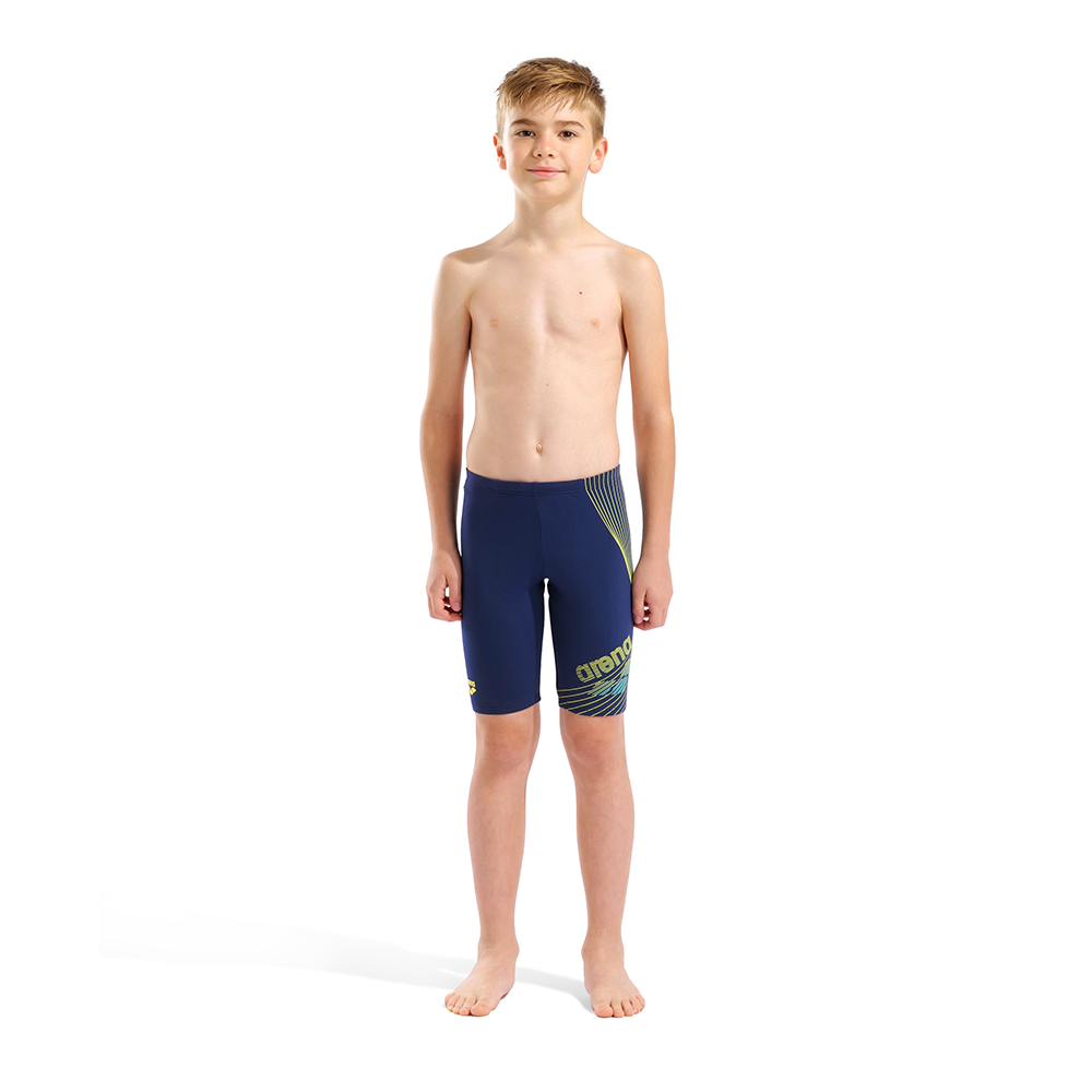 Arena Boy's Design Blue Jammer front on view