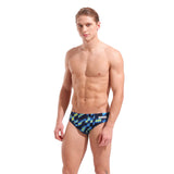 Arena Aqua Gleam Wave Brief
