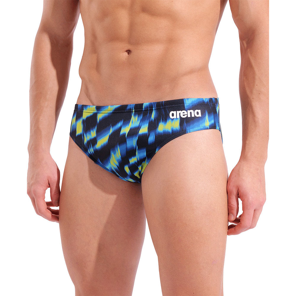 Arena Aqua Gleam Wave Brief