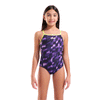 Arena Girls Wave Purple Swimsuit