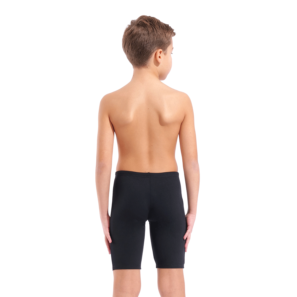 Arena Boy's Jammer - Black Loud image showing plain black back