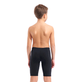 Arena Boy's Bold Jammer - Black / Turquoise back view