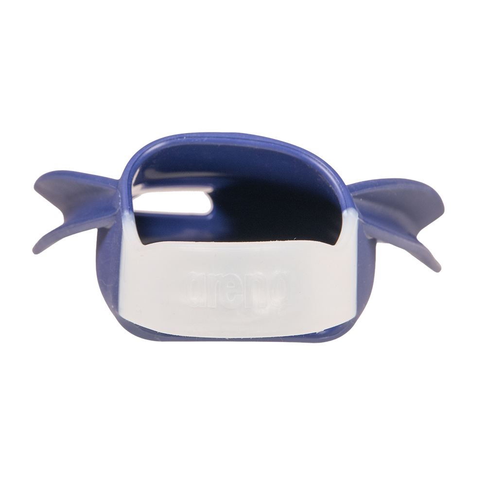 Arena Powerfin Pro II Flex - Midnight Blue rear view showing heel strap