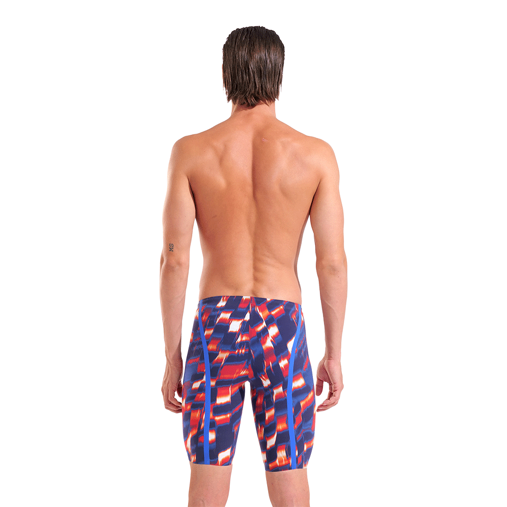 Arena Carbon Air 3 Jammers - Aqua Gleam Red / Blue