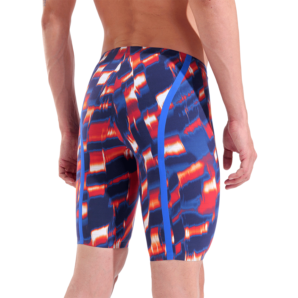 Arena Carbon Air 3 Jammers - Aqua Gleam Red / Blue