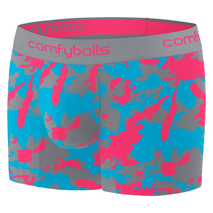 Comfyballs Camo Steel Cotton Boxer - Long