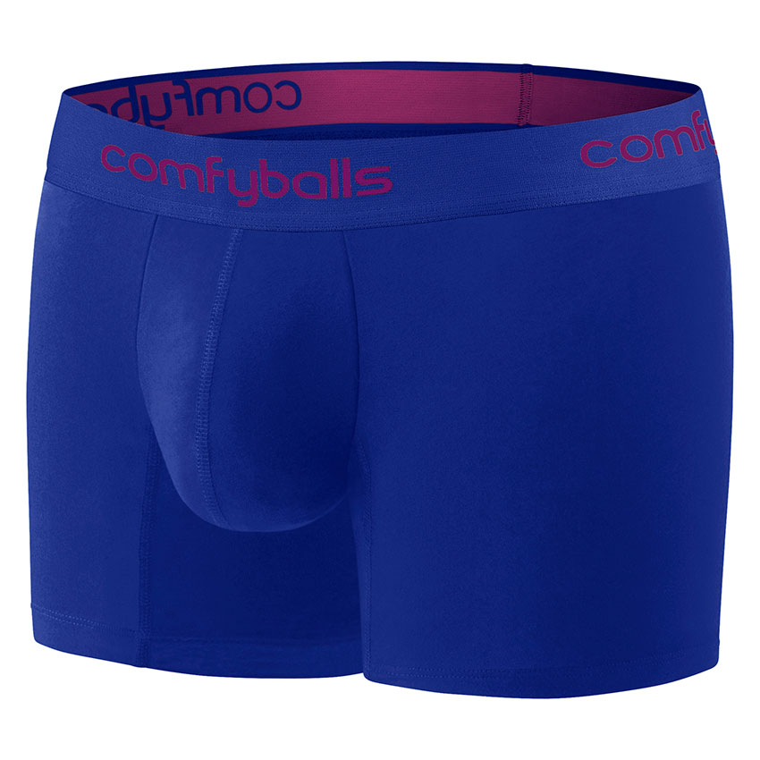 Comfyballs Cotton Boxer - Blue Long