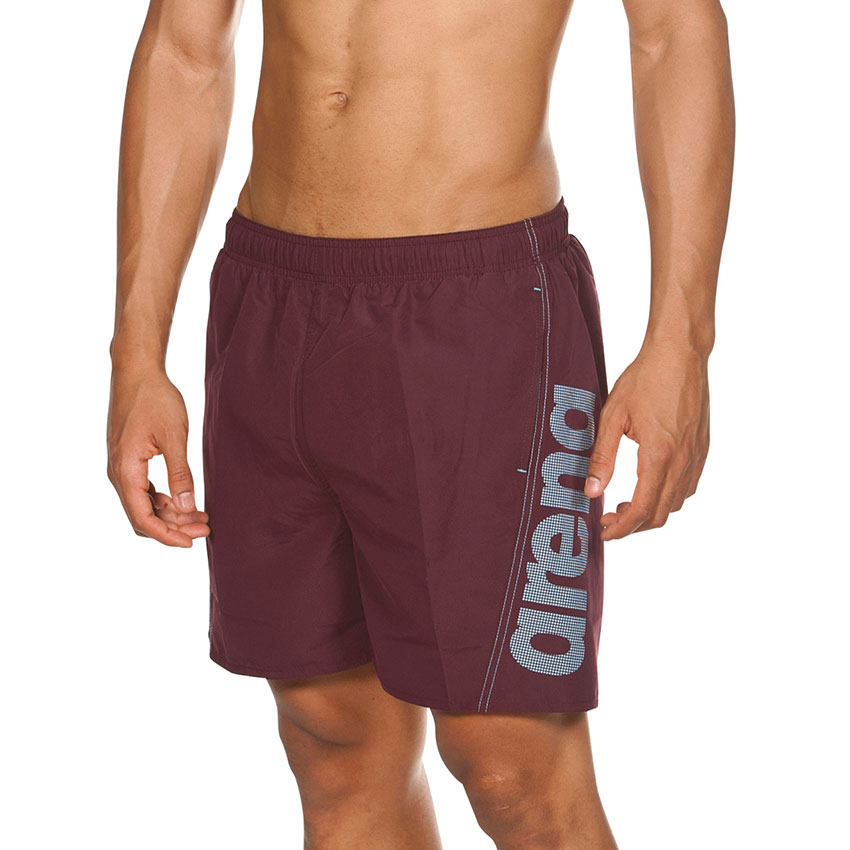 Arena Fundamentals Beach Shorts - Red Wine